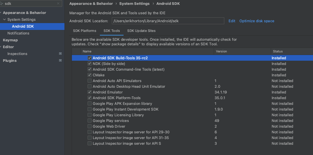 SDK Tools