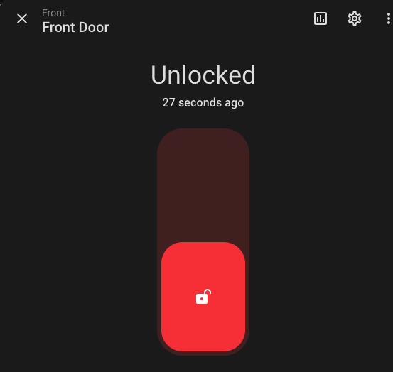 Front Door Lock Action